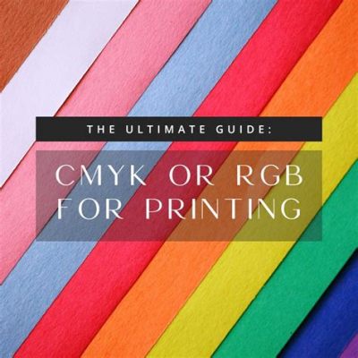 is print cmyk or rgb