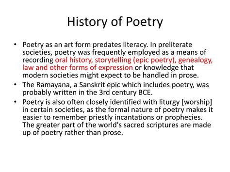 where did poetry originate